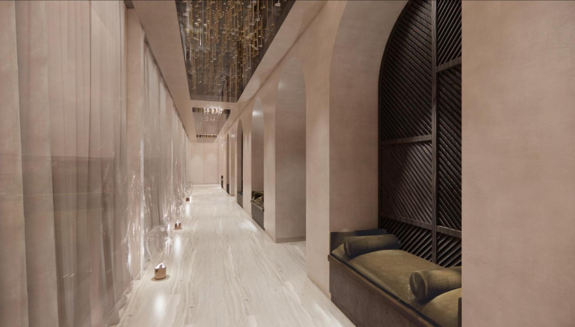 Abesq Doha Hotel And Residences, An Ihg Hotel Ngoại thất bức ảnh The interior of the hotel