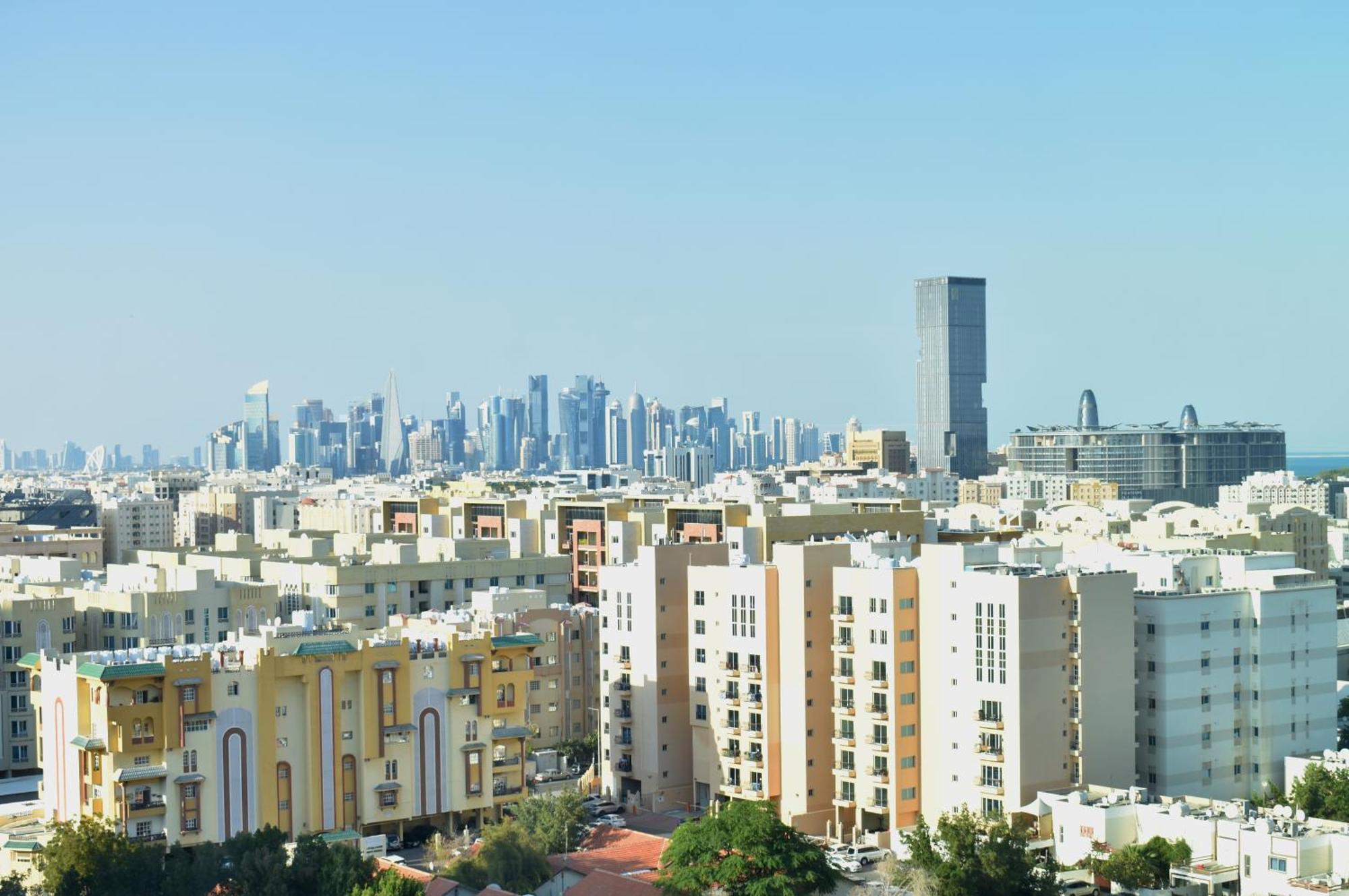 Abesq Doha Hotel And Residences, An Ihg Hotel Ngoại thất bức ảnh Residential buildings in Al Qusais